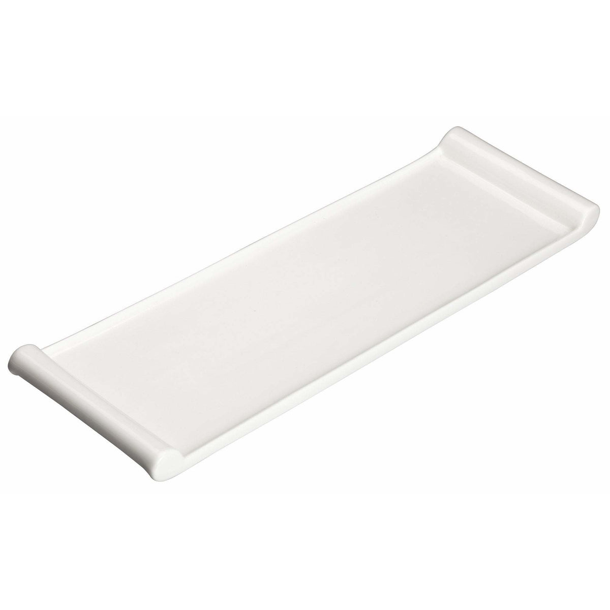 Winco - WDP017-118 - 18-1/8" x 5-3/8" Porcelain Rectangular Platter, Bright White, 12 pcs/case - Dinnerware - Maltese & Co New and Used  restaurant Equipment 