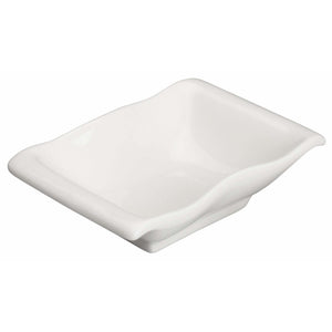 Winco - WDP021-106 - 4-1/2"L x 2-7/8"W Porcelain Dish, Bright White, 36 pcs/case - Dinnerware - Maltese & Co New and Used  restaurant Equipment 