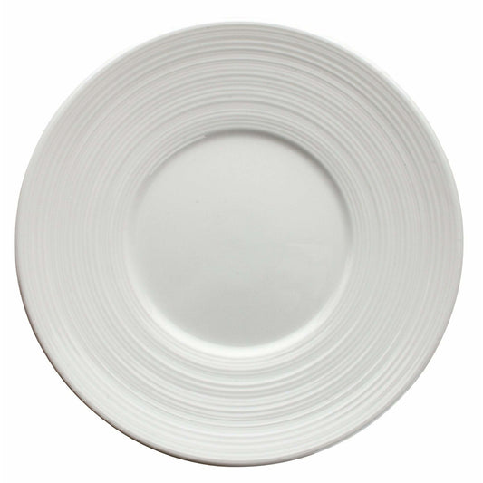 Winco - WDP022-105 - ZENDO 6-1/2"Dia. Porcelain Round Plate, Bright White, 48 pcs/case - Dinnerware - Maltese & Co New and Used  restaurant Equipment 