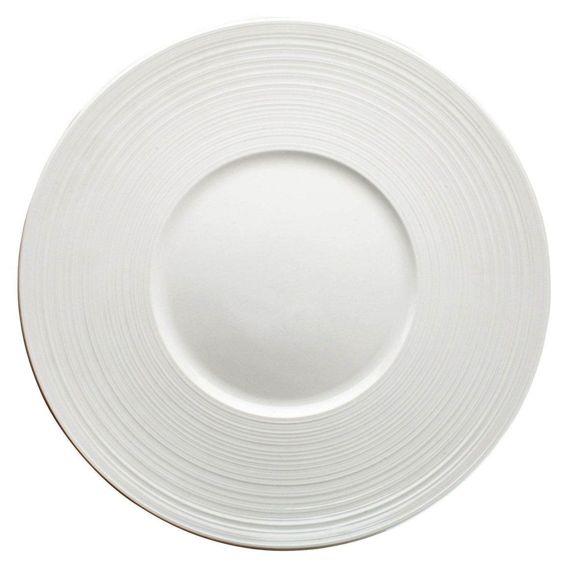 Winco - WDP022-110 - ZENDO 12-1/8"Dia. Porcelain Round Plate, Bright White, 12 pcs/case - Dinnerware - Maltese & Co New and Used  restaurant Equipment 
