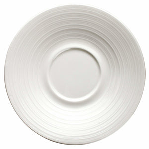 Winco - WDP022-112 - ZENDO 6"Dia. Porcelain Saucer, Bright White, 36 pcs/case - Dinnerware - Maltese & Co New and Used  restaurant Equipment 