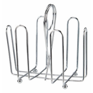 Winco - WH-2 - Chrome Plated Cruet Rack for Sugar Packets - Tabletop - Maltese & Co New and Used  restaurant Equipment 