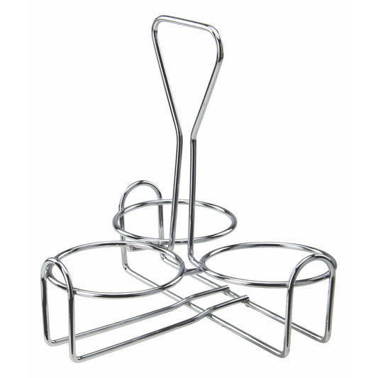 Winco - WH-4 - Chrome Plated Cruet Rack for Condiment Jars - Tabletop - Maltese & Co New and Used  restaurant Equipment 