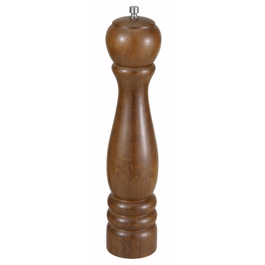 Winco - WPM-12 - 12" Traditional Pepper Mill, Oak Finish - Tabletop - Maltese & Co New and Used  restaurant Equipment 