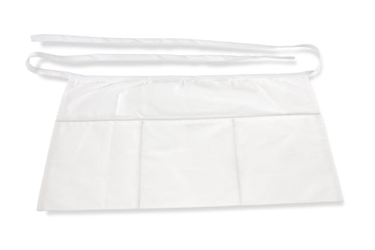 WW Waist Apron 3 Pocket - White - Maltese & Co New and Used  restaurant Equipment 