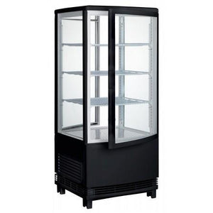 Winco CRD-1K Black Countertop Refrigerated Beverage Display - Maltese & Co New and Used  restaurant Equipment 