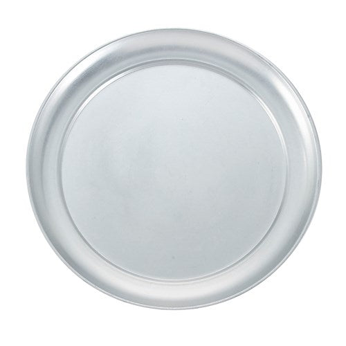 Winco - APZT- 8 - 8" Wide Rim Pizza Tray, Aluminum - Pizza Supplies - Maltese & Co