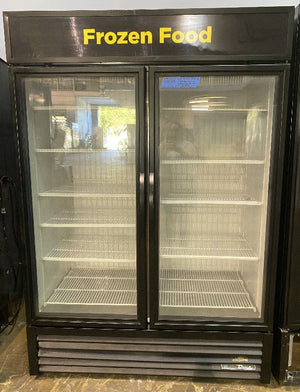 TRUE GDM-49F TWO GLASS DOOR FREEZER USED - Maltese & Co New and Used  restaurant Equipment 