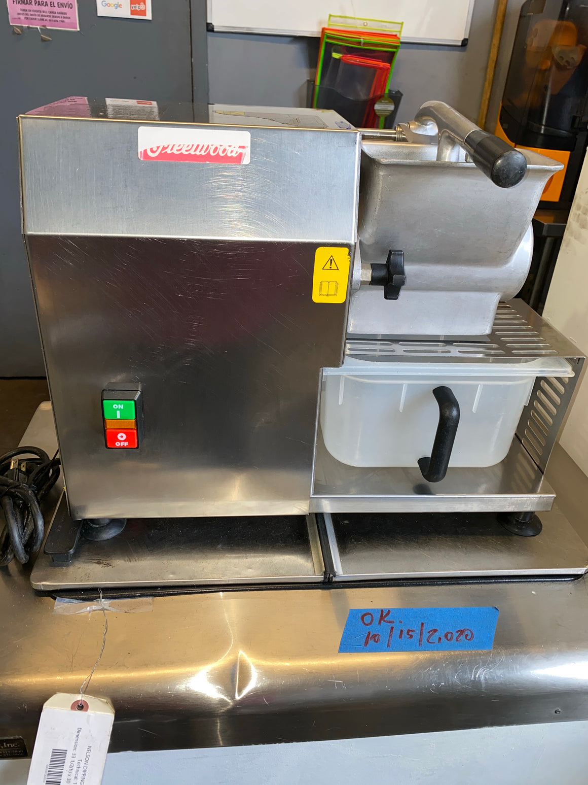 FLEETWOOD GM-ESS CHEESE GRATER CUTTER SHREDDER GRINDER - Maltese & Co New and Used  restaurant Equipment 